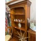 Estanteria libreria en madera de cerezo con 3 cajones