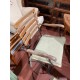 Mesa jardin con alas + 4 sillas teka y hierro