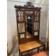 Consola antigua con perchero madera noble con ceramica