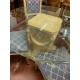 Mesa comedor estilo rococo tapa cristal + 4 sillas