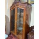 Armario vitrina 2/p en madera de nogal siglo XIX
