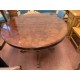 Mesa comedor redonda clasica raiz nogal ext