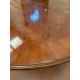 Mesa comedor redonda clasica raiz nogal ext