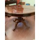 Mesa comedor redonda clasica raiz nogal ext
