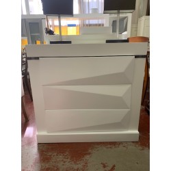 Comoda blanca moderna 3/c