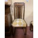 Mesa comedor en madera de nogal estilo Art Deco con 6 sillas