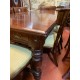 Mesa comedor victoriana madera de caoba con 2/c