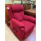 Butaca relax electrico tap tonos granates