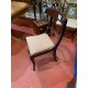 Silla clasica color nogal tap tono beige