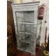 Mueble rinconera balines con tallas en color plata