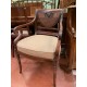 Silla clasica con brazos y rejilla tap amarillo