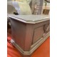 Arcon rustico madera maciza en color plata