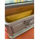 Arcon rustico madera maciza en color plata