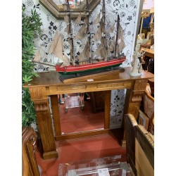 Embocadura de chimenea en madera