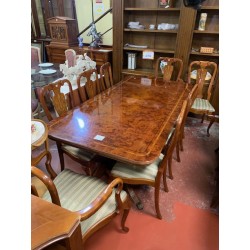 Mesa comedor clasica raiz + 6 sillas y 2 sillones